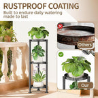 LASZOLA 3 Tier Black Corner Plant Stand Indoor - Image 6
