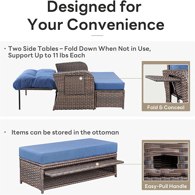 Belord Oversize Outdoor Daybed Set - Image 5