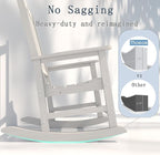 Oversized Rocking Chair Set of 4, Outdoor Rocking Chair - Image 8