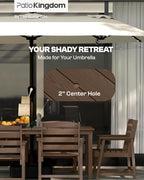 5-Piece Brown Outdoor Dining Set - Image 2