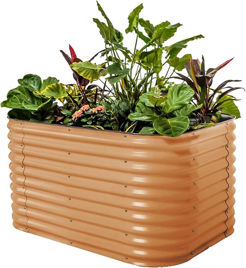 32" Extra Tall Raised Garden Bed Kits, 3.5 x 5 x 2.7ft Raised Planter Box by VegoGarden