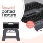 Delxo Folding Step Stool 9 Inch, Non-Slip Foldable Stools - Image 7