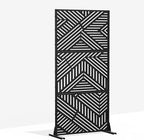 Casaphoria Metal Privacy Screen Outdoor, Ivan Black - Image 4