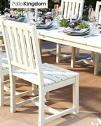 7-Piece White Outdoor Dining Set - Image 6