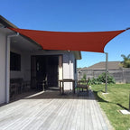 SUNNY GUARD Custom Size 7'x20' Rectangle Terra Red UV Block Sunshade by SUNNYGUARD