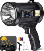 Spotlight 1000000 Lumens, 6 Modes Led Rechargeable Spotlight Flashlight As Seen by JSKNB