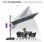 PURPLE LEAF 9 Feet Patio Umbrella - Image 7