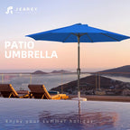 JEAREY 9FT Outdoor Patio Umbrella Outdoor Table Umbrella - Image 7