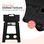 Delxo Folding Step Stool 16 Inch, Non-Slip Foldable Stools - Image 7