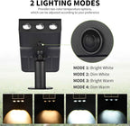 Solar Spot Lights Outdoor, Solar Landscape Spotlights Waterproof Adjustable - Image 3