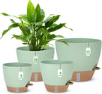 12" 10" 9" 8" Self Watering Pots by Ezmixcoop