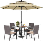 PHI VILLA 5 Pieces Outdoor Dining Set by PHIVILLAThepioneerofcomfortablehouseholdsupplies
