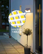 Peasur Solar Lights Outdoor Motion Sensor Waterproof, 3 Modes Security Wall - Image 2