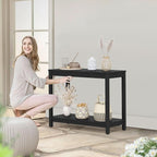 DWVO 38.3" Outdoor Bar Table Console Table, HIPS Material Indoor Outdoor - Image 6