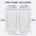 PureFit Outdoor Curtains for Patio Waterproof Weatherproof, UV Resistant - Image 6