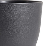 12/10/9 inch Big Flower Pots, 3 Pack Modern Decorative Plastic Planters - Image 5