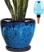 Ceramic Pots for Plant with Self Watering Globes, 10 inch Planters for Indoor - Image 8