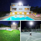2 Pack 800W LED Flood Light Outdoor, 3750W Equivalent Super Bright FloodLight - Image 7