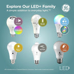 GE LED+ Dusk to Dawn A19 LED Light Bulbs, Automatic On/Off Outdoor Light - Image 6