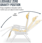 Best Choice Products Set of 2 Extra Wide Adjustable Steel Mesh Zero Gravity - Image 5