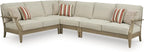 Signature Design by Ashley Clare View Left-Arm Facing Contemporary 4-Piece - Image 2