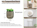 Melphoe Self Watering Pots for Indoor Plants Planter, 4.7 Inch 2 Pack Planters - Image 5