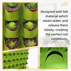 Hanging Planting Grow Bags, 90 Pockets Hanging Vertical Wall Planter Wall - Image 3