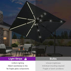 PURPLE LEAF 10 Feet Patio Umbrella - Image 2