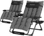 UDPATIO Oversized Zero Gravity Chair 33In XXL Patio Reclining Chair by UDPATIO