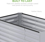 Best Choice Products 4x2x2ft Outdoor Metal Raised Garden Bed, Deep Root Box - Image 7