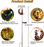 ZKLiLi Christmas Garden Solar Lights Pathway Stake Lights Moon Fairy - Image 5