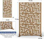 Outdoor Privacy Screen, Freestanding Privacy Fence Panels - Image 2
