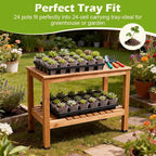 120 Packs Square Clear Nursery Pots - Image 5