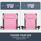 Best Choice Products 30” Wide Folding Zero Gravity Outdoor Recliner Patio - Image 4