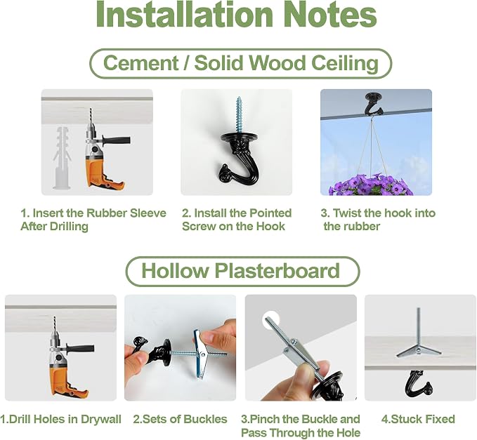 Ceiling Swag Hook Sets - Image 5