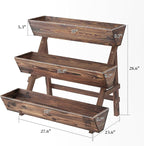 3-Tier Wooden Vertical Raised Garden Bed - Image 2