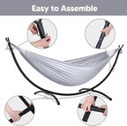 SUNCREAT Stand Alone Hammocks for Outside, 2 Person Self Standing Hammock - Image 4