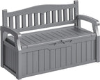 Homall 75 Gallon Outdoor Storage Benches Lockable Deck Box by Homall