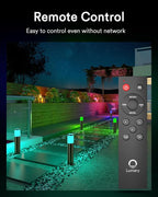 Lumary 6 Pack Smart Pathway Lights 2100LM, RGBAI/Cool/Warm White, Aluminum - Image 7