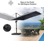 PURPLE LEAF 9'×11.5' Cantilever Patio Umbrella - Image 7