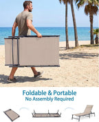 Foldable Chaise Lounge Chair - Image 7