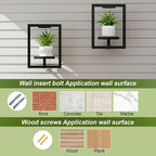 BAOYOUNI 2 Pack Picture Frame Wall Plant Holder - Image 9