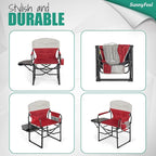 SUNNYFEEL Camping Directors Chair, Heavy Duty, Oversized Portable Folding Chair - Image 7