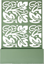 Oakland Living 6 ft. X 4 ft. Green Freestanding Metal Privacy Screen Room - Image 3