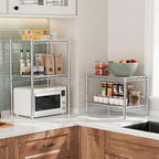 Xcity Storage Shelves, 2 Tier Heavy Duty Metal Shelving Unit - Image 5
