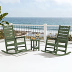 SERWALL Outdoor Rocking Chair, Oversized Rocking Chair - Image 10