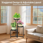 LASZOLA 3 Tiered Folding Plant Stand Indoor - Image 7