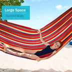 MOSFiATA Camping Hammock 550lb Upgraded Thickened 320G Durable Canvas Fabric - Image 5