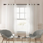 2 PACK 1” Diameter brown curtain rod Itself is 30 to 60 inch. 1 Pack Fits 30-54 - Image 6