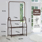SORCEDAS Plant Stand Indoor Outdoor 3 Tier Tall Corner Hanging Shelf Metal - Image 4